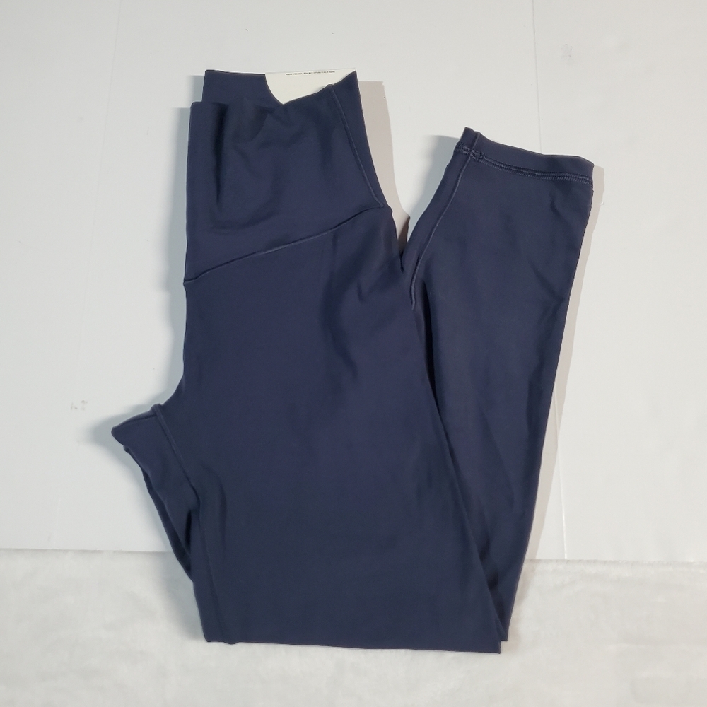 Aerie Navy High-Waisted Crop Leggings